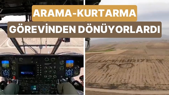Merzifon'da Arama-Kurtarma Görevinden Dönen 5. Ana Jet Üs Komutanlığı Personelinin Karşılaştığı Harika Manzara