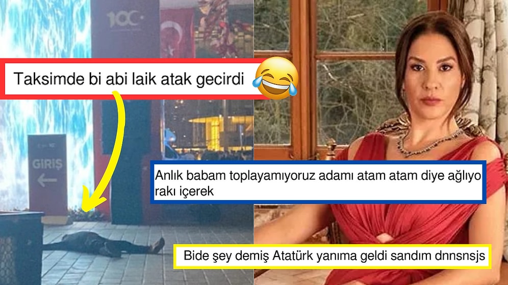 Taksim'de Bir Vatandaşın Laik Atak Geçirdiği Söylenen Fotoğrafa Twitter Mizahşörleri Yorum Yağdırdı!