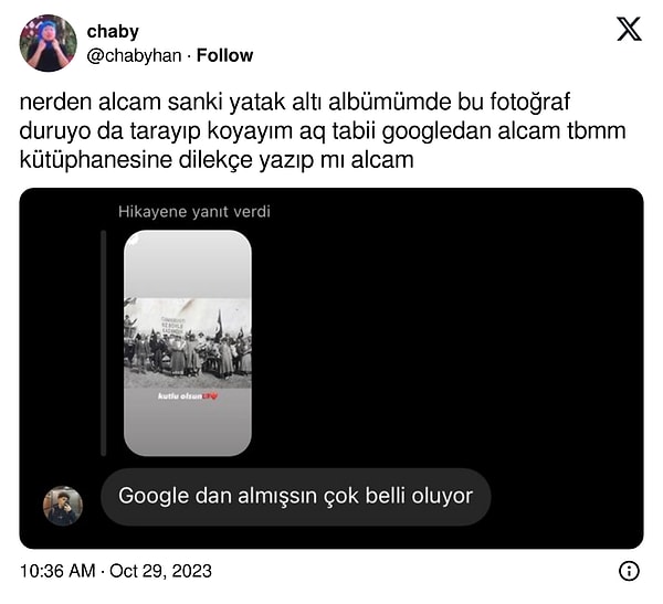 Chaby'nin paylaşımı kısa sürede viral oldu. Sosyal medya fenomeni, durumu daha sonra fark etti.