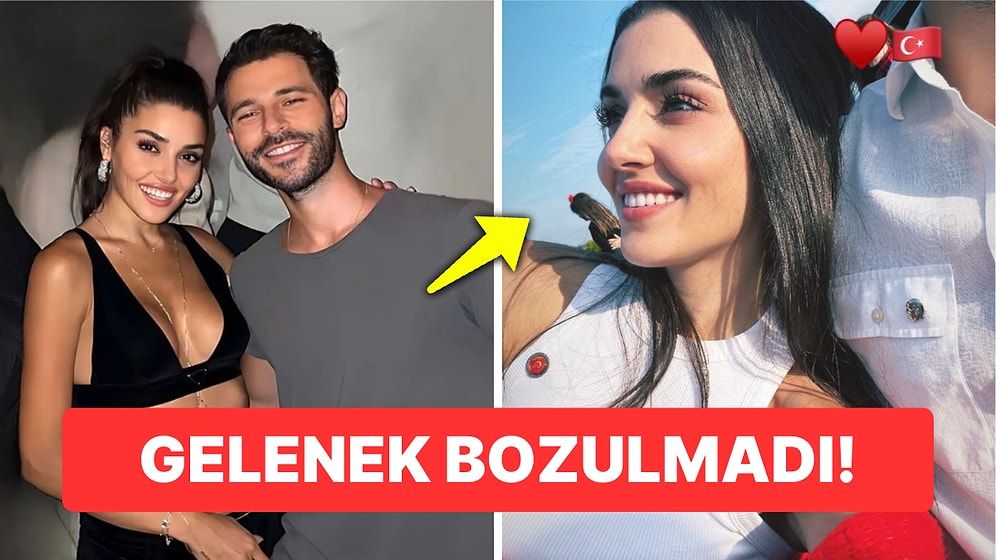 Sevgilisi Hakan Sabancı'yı Bütünüyle Paylaşmamaya Yemin Eden Hande Erçel'den Yeni Poz Geldi!