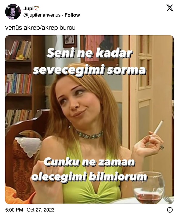 Tutkulu Akrep burçları...