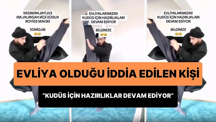 Evliya Olduğu İddia Edilen Kişinin Kudüs İçin Hazırlık Yaptığı Anlar Gündem Oldu