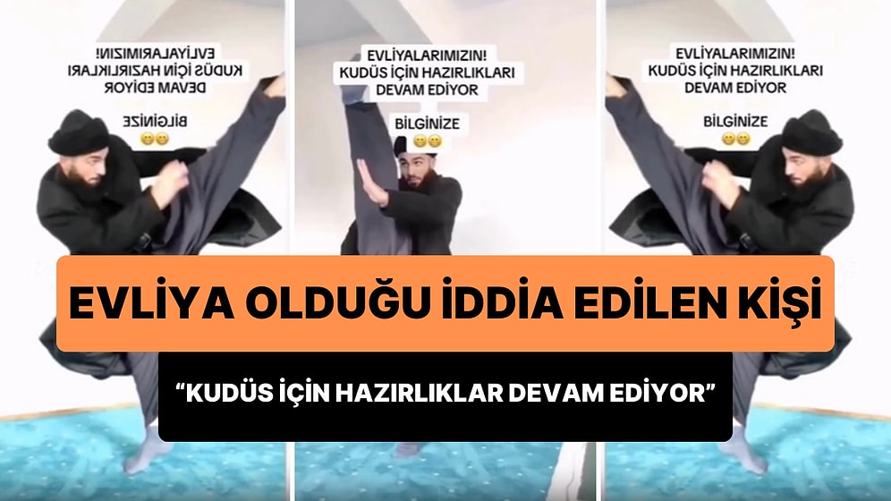 Evliya Olduğu İddia Edilen Kişinin Kudüs İçin Hazırlık Yaptığı Anlar Gündem Oldu
