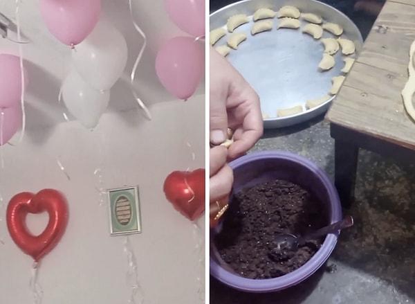 Bir sosyal medya kullanıcısı, Suriyeli bir ailenin çocuğunun doğum günü partisine gitti.