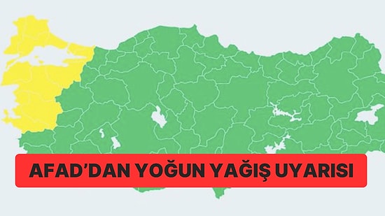 Marmara Bölgesi İçin Yoğun Yağış Uyarısı: Su Baskınlarına Dikkat