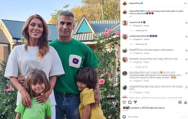 Esra Hanım'ın iddiaları herkesi şoke ederken, Doğuş'un son olarak 21 Ekim tarihinde eşi ve çocuklarıyla paylaştığı fotoğraf dikkatlerden kaçmadı.