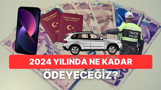 Pasaport, Telefon, Trafik Cezası, Araba Muayenesi: Ne Kadar Ödenecek?