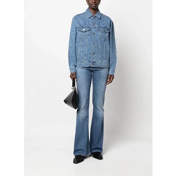 12. Karl Lagerfeld Mavi Kadın Denim Ceket