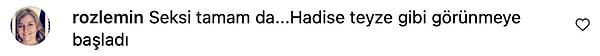 1. Hadise'yi eleştirenler elbette oldu... 👇