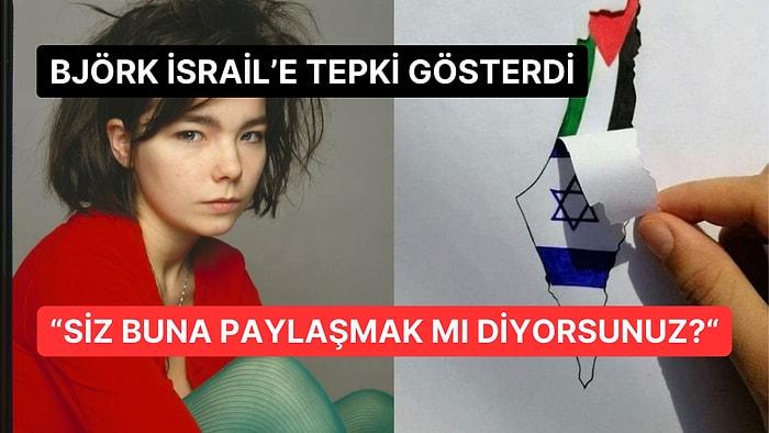 Dünyaca Ünlü İzlandalı Şarkıcı Björk, İsrail'e Tepki Gösterenler Arasına Katıldı