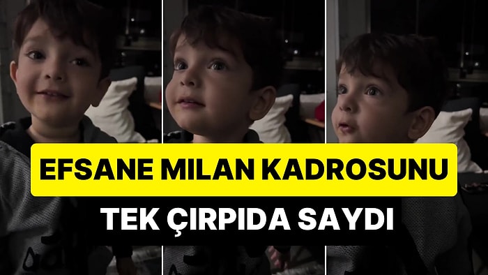 Efsane Milan Kadrosunu Teklemeden Sayan Ufaklığın Efsane Anları
