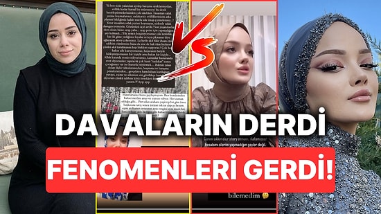Davaların Gerginliğini Yaşayan Fenomenler Birbirlerine Sardı: Şulemsi ve Büşra Nur Söylemez Birbirine Girdi