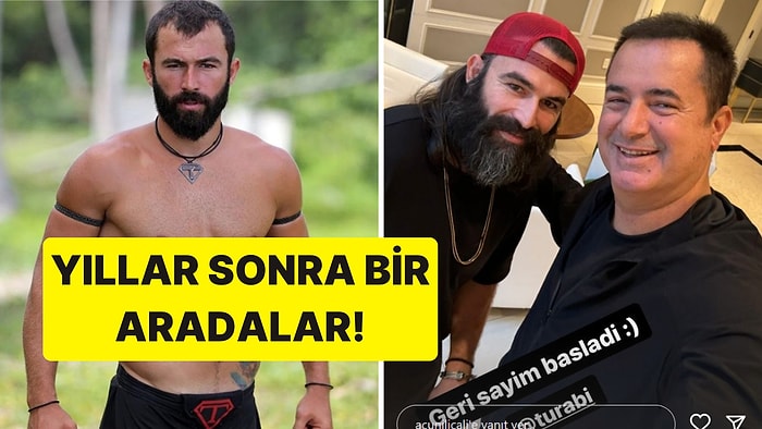 Vefasızlara Gönderme Yaptı: Turbo Turabi ve Acun Ilıcalı Survivor'a Haftalar Kala Bir Araya Geldi!