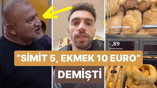 Sokak Röportajında "Almanya'da Ekmek 10 Euro Simit 5 Euro" Diyen Adama Almanya'da Yaşayan Gençten Cevap Geldi