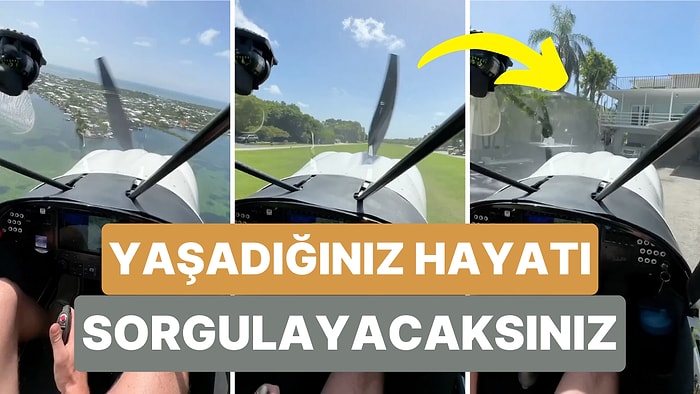 Uçağını Evinin Garajına Parkeden Adamın Videosu Yaşadığınız Hayatı Sorgulatacak