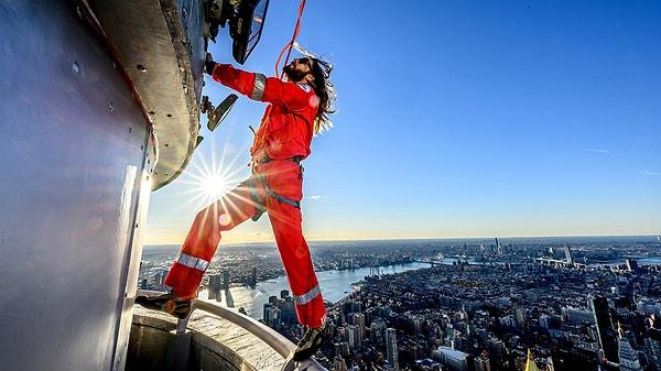 Jared Leto's Empire State Ascent: A Homage to Iconic Heights and Heroic Feats