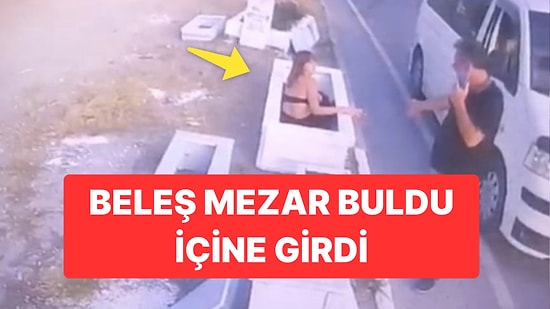 İstanbul’da İlginç Anlar: Bedava Mezar Buldu İçine Girdi