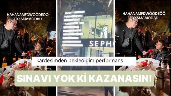 Sınavı Yok ki Kazanasın! Ablası İçin Sephora Kuyruğuna Giren Gencin Videosu Viral Oldu