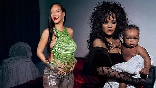 Biz albüm beklerken, Rihanna o sırada iki çocuk doğurdu ve geniş ailesini kurdu!