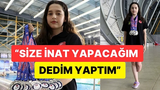 Başarıdan Başarıya! Bedensel Engelli Genç Yüzücü Melisa Şahin 4 Yılda 60 Madalya Kazandı
