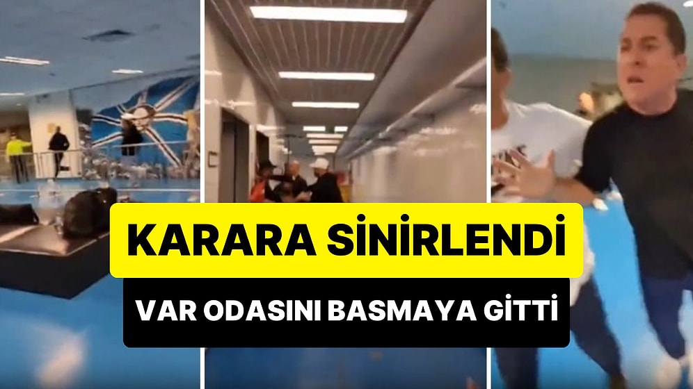 Corinthians Takımının Yöneticisi Nunes, Maçtaki Bir Pozisyona Sinirlenince VAR Odasını Basmaya Gitti