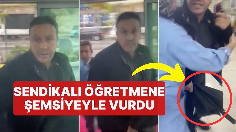 Kandilli Koleji Sahibinden Sendikalı Öğretmene Şemsiyeli Saldırı!