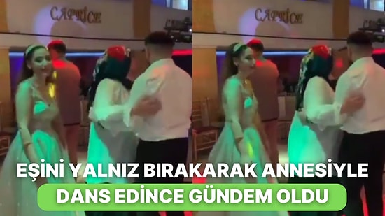 Tüm Çiftler Pistte Dans Ederken Gelin Yerine Kendi Annesiyle Dans Eden Damat Tepki Topladı