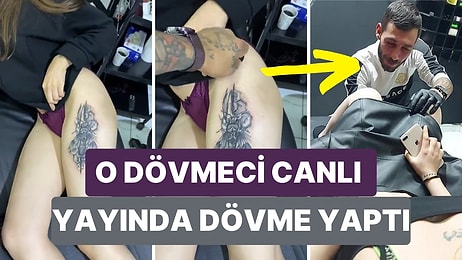 Daha Önce Bir Müşterisine Kasık Dövmesi Yaptığı Anları Paylaşan Dövmecinin Yeni Dövme Videosu da Viral Oldu