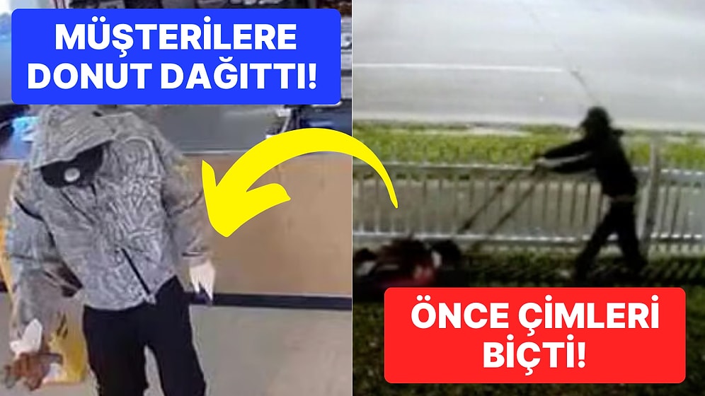 Güvenlik Kameralarına Yakalanan Birbirinden Yeteneksiz Suçluların Görüntüleri