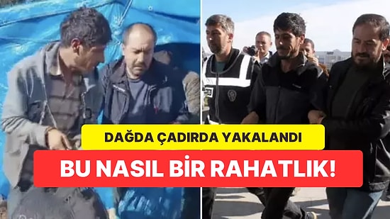 35 Yıl Hapis Cezası Olan Kişi Dağda Yakalandı: Rahat Halleri Dikkat Çekti