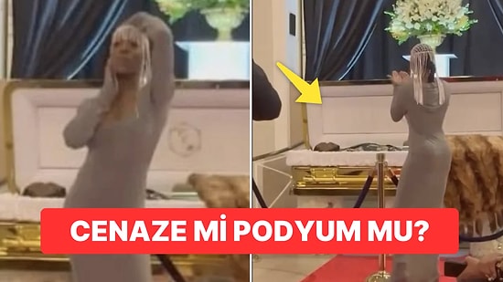 Modacının Cenaze Töreninde İlginç Anlar: Podyumda Gibi Yürüdü