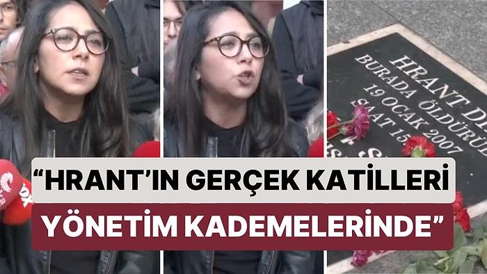 TİP Sözcüsü Sera Kadıgil, Ogün Samast'ın Serbest Kalması Üzerine Hrant Dink'in Vurulduğu Yerde Konuşma Yaptı