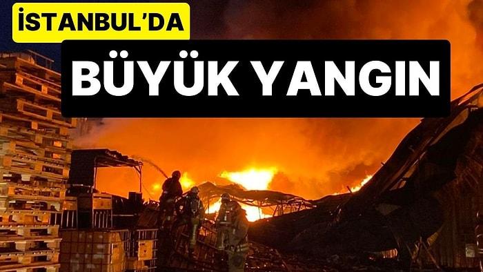 İstanbul Esenyurt'taki Bir Fabrikada Yangın Çıktı: Çevre İlçelerden de Söndürme Desteği Geldi