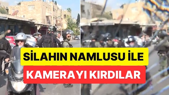 İsrail Polisi Kudüs'te Yayın Yapan TRT Haber Ekibine Saldırdı