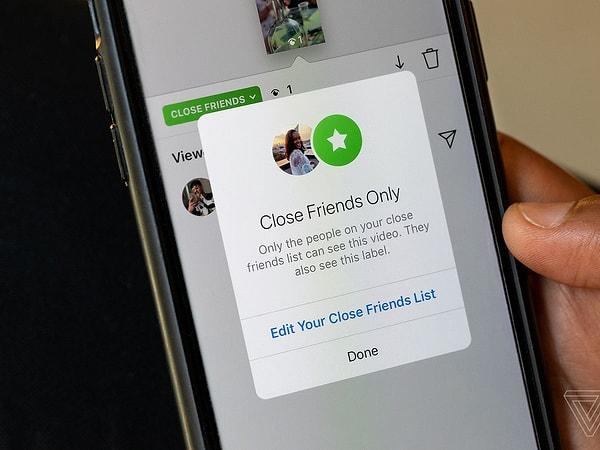 Kullanıcılar artık gönderilerini ve Reels videolarını yalnızca “Yakın Arkadaşlar” listesindeki kişilerle paylaşabilecekler.