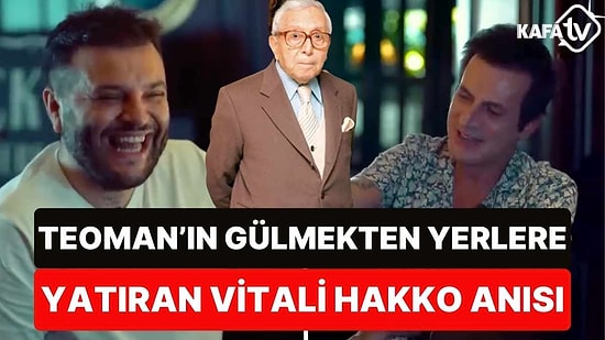 Teoman ile Vitali Hakko'nun Gülmekten Yerlere Yatıran Anısı: "Tarkan Olarak El Sıkışıp Ayrıldım"