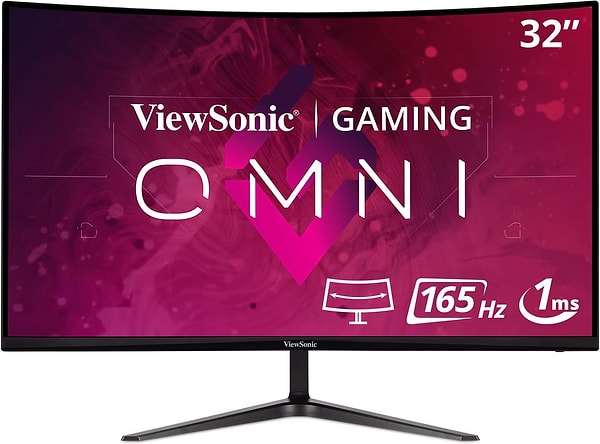 6. ViewSonic Hoparlörlü Kavisli Oyuncu Monitörü