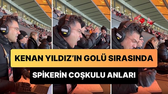 Spiker Özkan Öztürk'ün Kenan Yıldız'ın Golü Sırasında Yaşadığı İnanılmaz Coşku Anları Viral Oldu