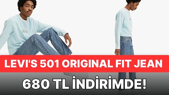 Efsanevi Levi's 501 ile Stilinizi Yenileyin: Şimdi %44 İndirim Fırsatıyla Sizi Bekliyor!