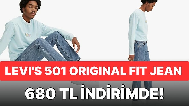 Efsanevi Levi's 501 ile Stilinizi Yenileyin: Şimdi %44 İndirim Fırsatıyla Sizi Bekliyor!