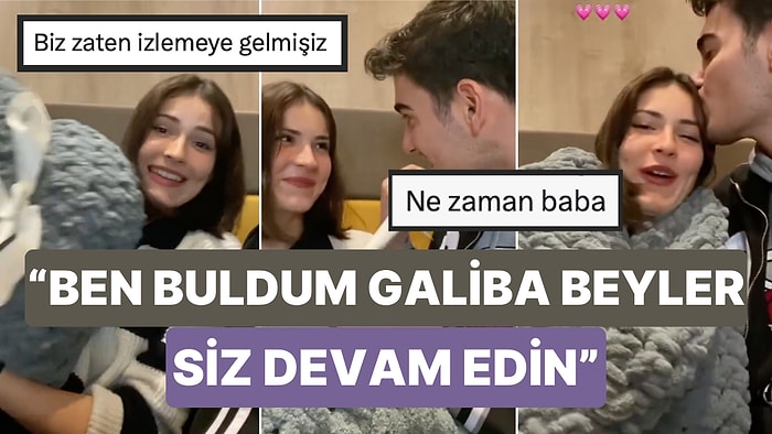 Sevgilisine Battaniye Ören Kızın Hediyesini Verdiği Anlar Kalbinizi Isıtacak: "Ben Buldum Galiba Beyler"