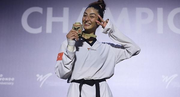 14. Nafia Kuş, 2018 Avrupa Tekvando Şampiyonası'nın ardından 2023 Dünya Tekvando Şampiyonası'nda da altın madalya kazanarak büyük bir başarıya imza attı.