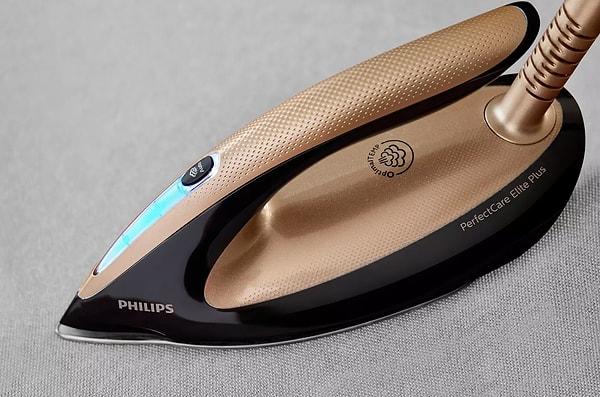 Bu model, ütü tabanıyla da tercih sebebi! Philips ütü, T-ionicGlide tabanı sayesinde üstün kayma ve dayanıklılık sunuyor.