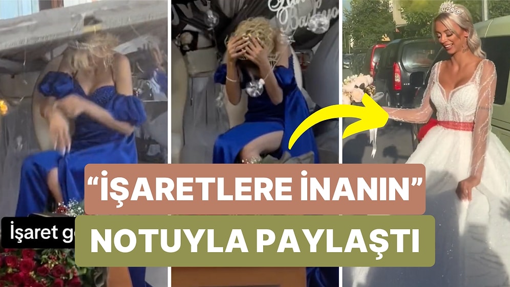 Söz Merasiminde Kafasına Dekor Düşen Kadın Düğününden Görüntüleri 'İşaretlere İnanın Kızlar' Notuyla Paylaştı