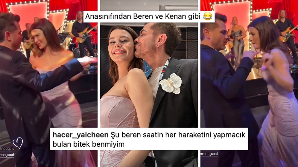 Galada Liseli Aşıklar Gibi Eğlenen Beren Saat ve Kenan Doğulu'nun Dansı Olay Oldu!