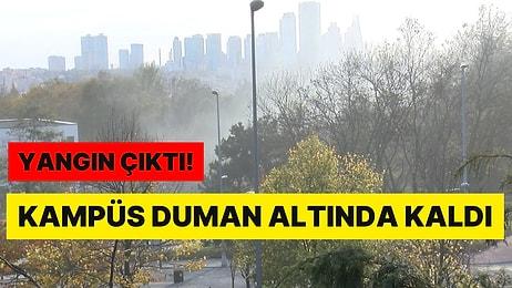 İstanbul Teknik Üniversitesi'nde Korkutan Yangın: Kampüs Duman Altında Kaldı