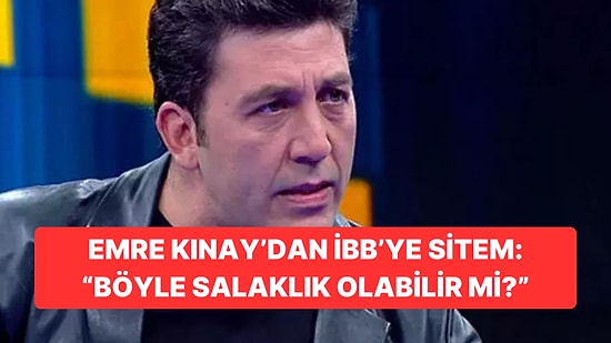 Yol Yapım Çalışması Yüzünden Uçağı Kaçıran Emre Kınay, İBB'ye Ateş Püskürdü