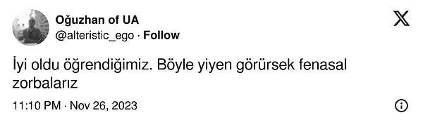 Yalnız muza bunu eden zorbalayana ne etmez?