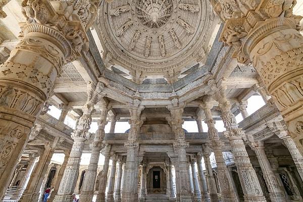 6. Dilwara Jain Tapınakları, Rajasthan, Hindistan: