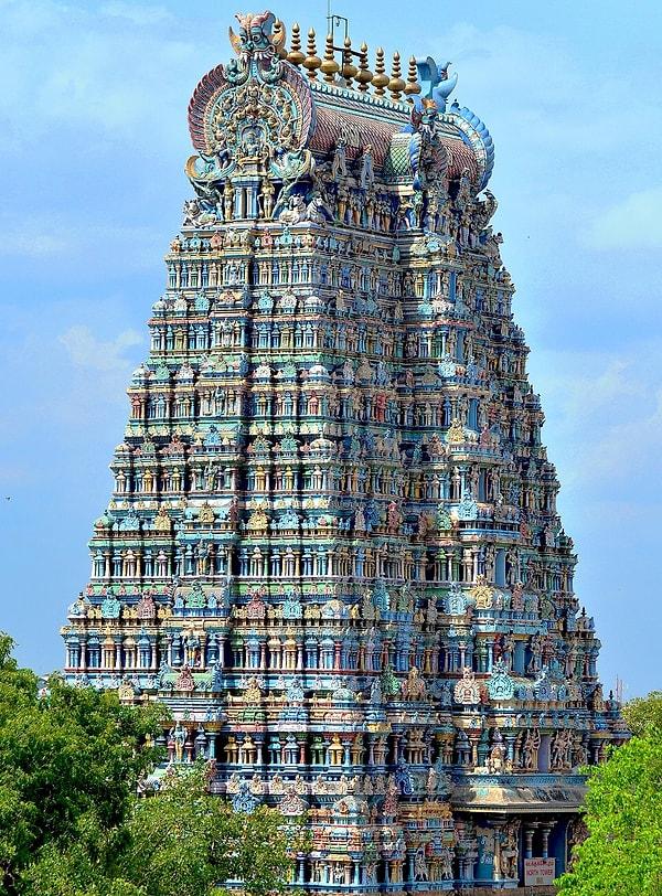 15. Meenakshi Tapınağı, Tamil Nadu, Hindistan: